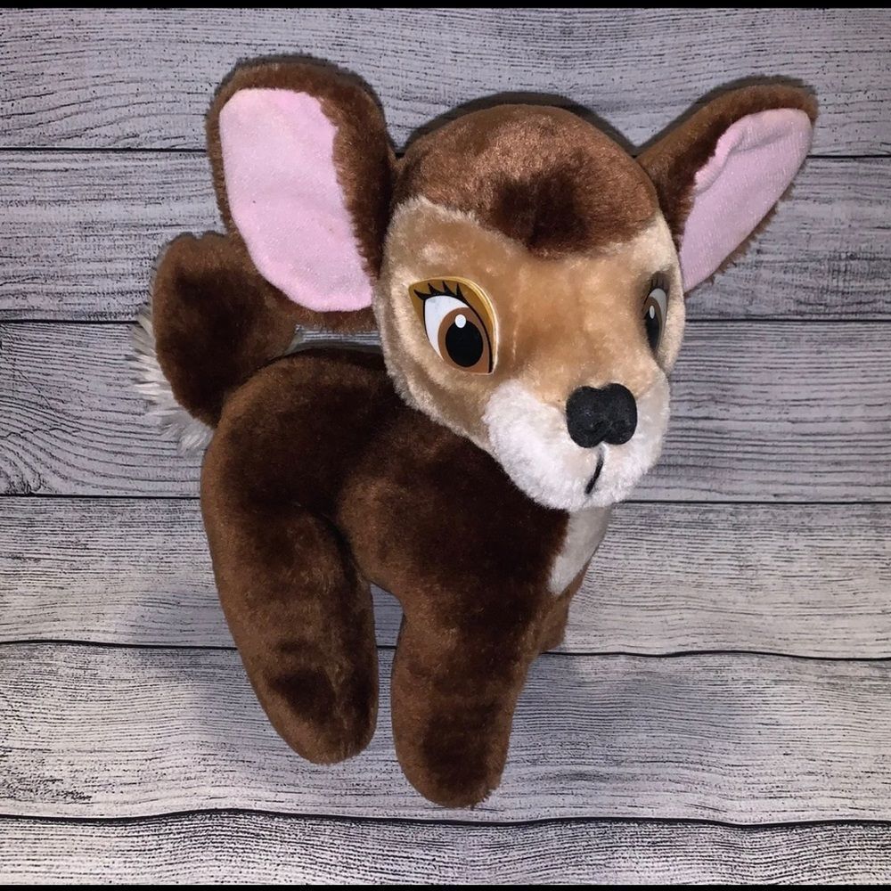 Vintage Disney Bambi Plush by Applause 1978